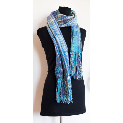 Hand Woven Scarf - Ocean