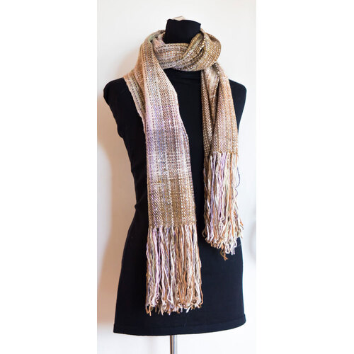 Hand Woven Scarf - Stone